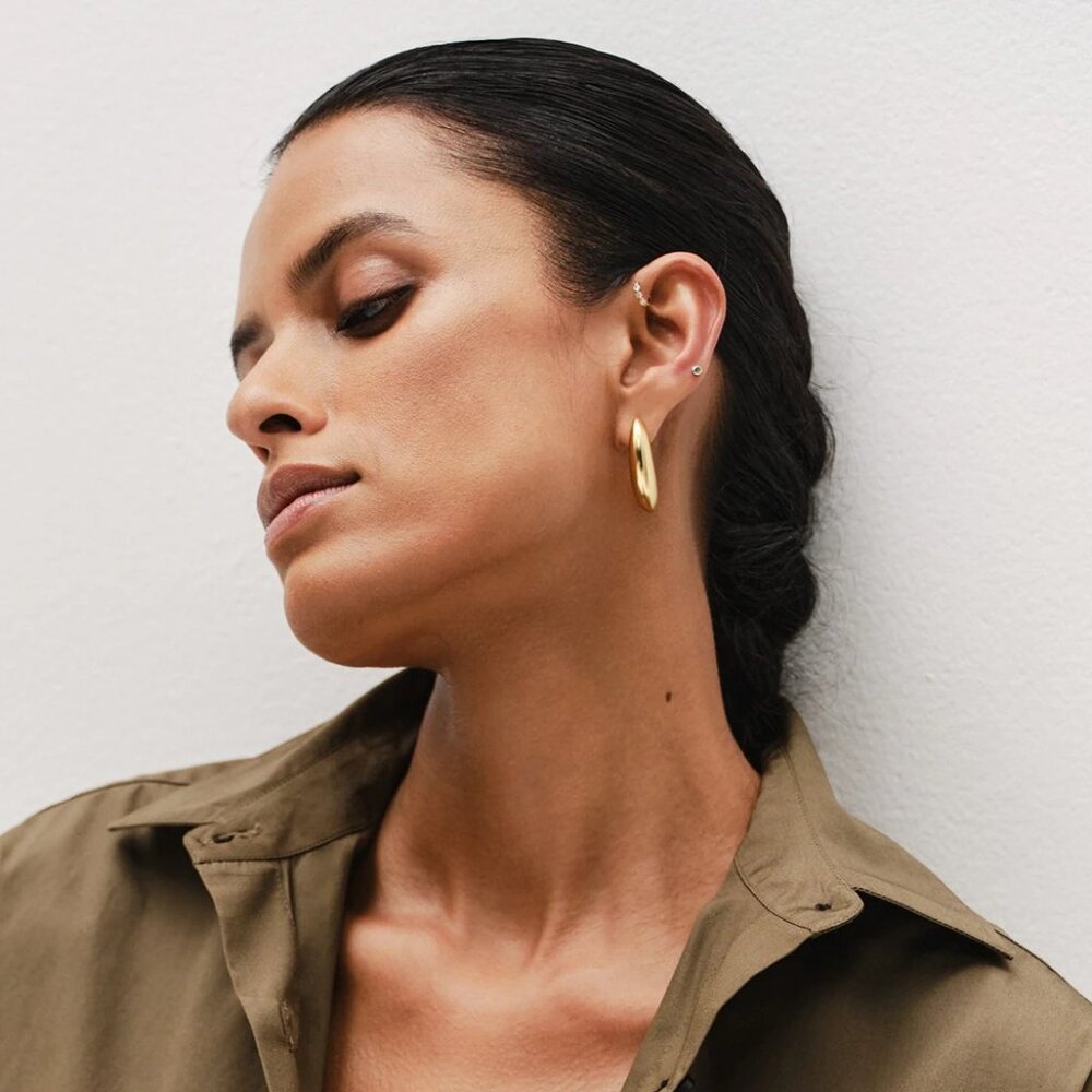 [NWT] Madewell Crescent Sculptural Earrings